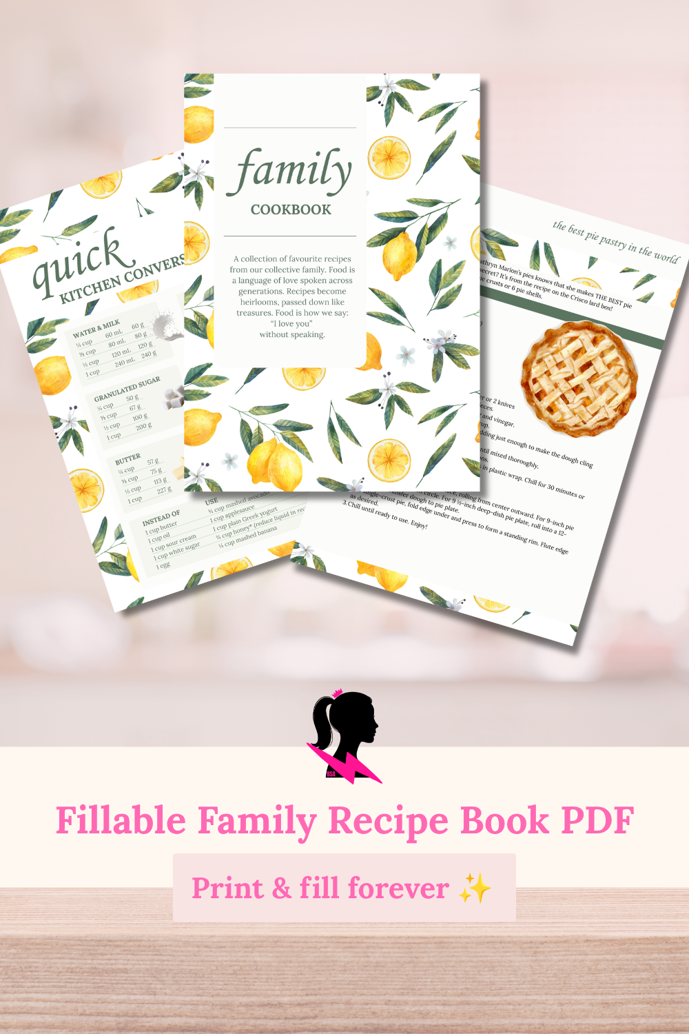 Family Recipe Cookbook preview