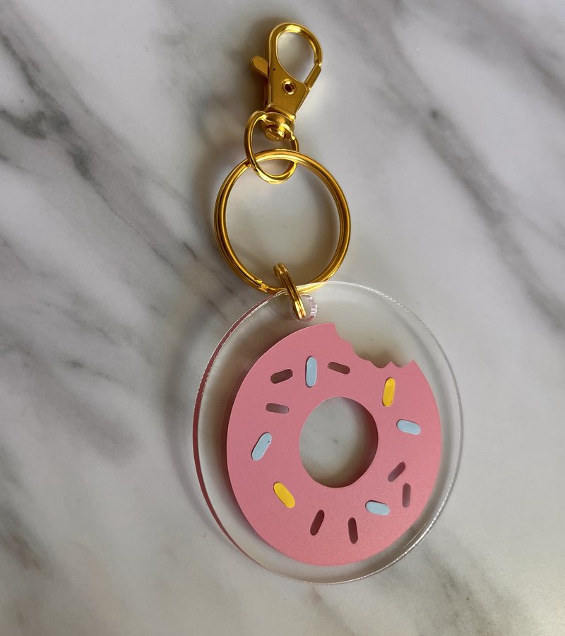 Donut Keychain — front
