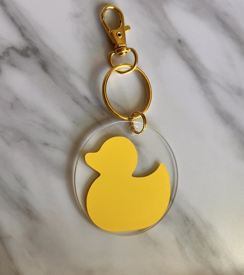 Duck Keychain — front